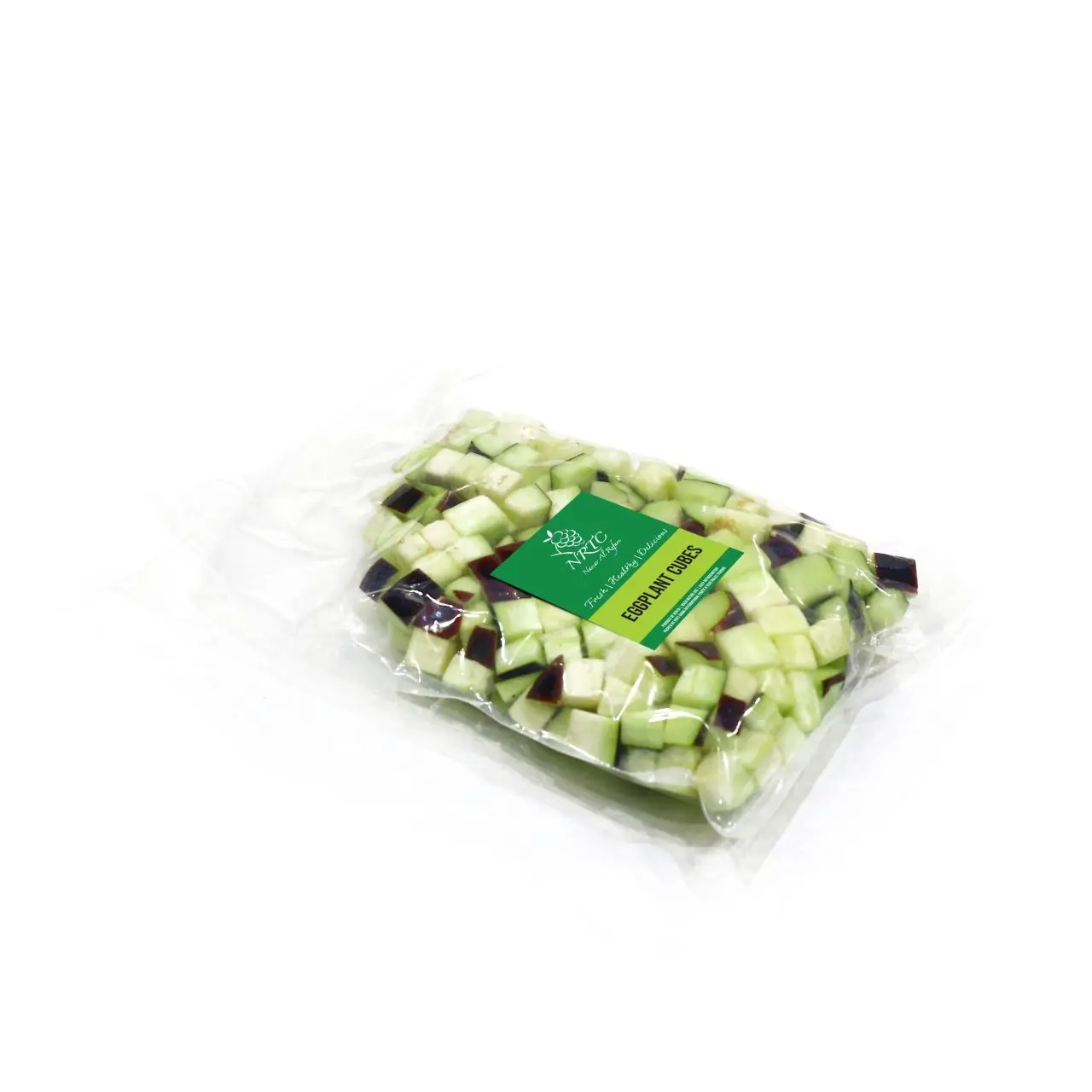 Eggplant Cubes Washed And Sanitized 500g
